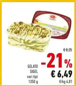 Conad GELATO SIGEL offerta