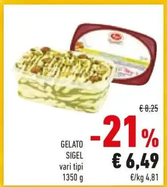 Conad GELATO SIGEL offerta