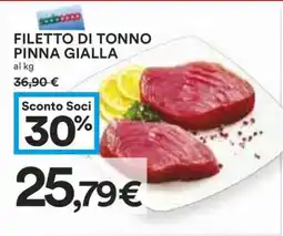 Coop Filetto di Tonno Pinna Gialla offerta