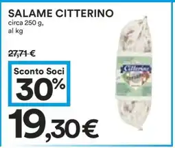 Coop SALAME CITTERINO offerta