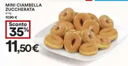 Coop Mini Ciambella Zuccherata offerta