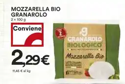 Coop MOZZARELLA BIO GRANAROLO offerta