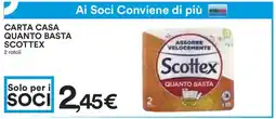 Coop Carta Casa Quanto Basta Scottex offerta