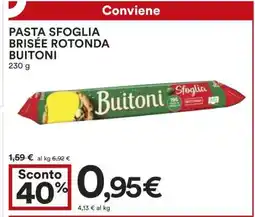 Coop PASTA SFOGLIA BRISEE ROTONDA BUITONI offerta