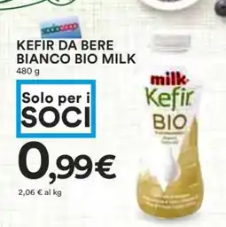 Coop KEFIR DA BERE BIANCO BIO MILK offerta