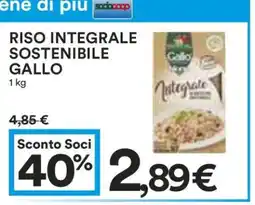 Coop RISO INTEGRALE SOSTENIBILE GALLO offerta