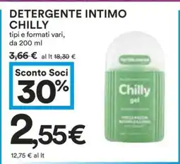 Coop Detergente Intimo Chilly offerta