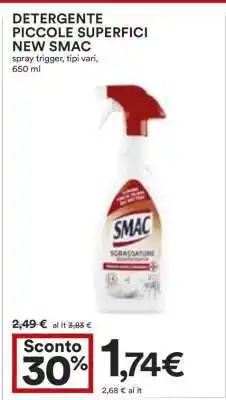Coop DETERGENTE PICCOLE SUPERFICI NEW SMAC offerta