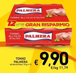 Spazio Conad TONNO PALMERA all'olio di oliva offerta