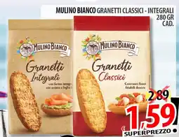 Il Genio Supermercato Mulino bianco granetti classici - integrali offerta
