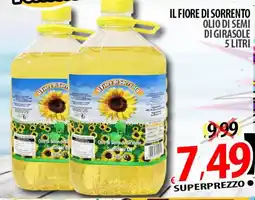 Il Genio Supermercato Il fiore di sorrento olio di semi di girasole offerta