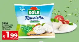 Coop Radenza SOLE Mozzarella Nuvoletta offerta