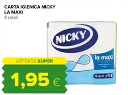 Carta igienica nicky la maxi