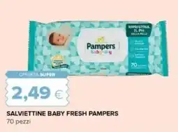 Tigre Salviettine baby fresh PAMPERS offerta
