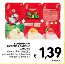 Spazio Conad Supermario merenda danone DANONE offerta