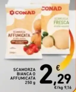 Spazio Conad Scamorza bianca o affumicata offerta