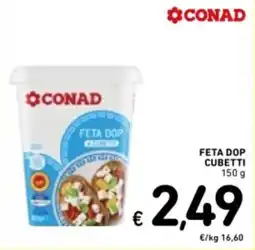 Spazio Conad Feta dop cubetti offerta
