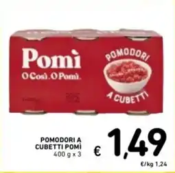 Spazio Conad Pomodori a cubetti POMÌ offerta