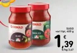 Spazio Conad Conad sugo offerta