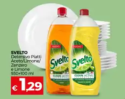 Coop Radenza SVELTO Detersivo Piatti Aceto/Limone/ Zenzero e Limone offerta