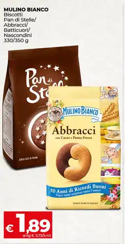 Coop Radenza MULINO BIANCO Biscotti Pan di Stelle/ Abbracci/ Batticuori/ Nascondini offerta