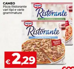 Coop Radenza CAMEO Pizza Ristorante vari tipi e varie grammature offerta