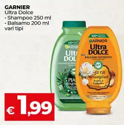 Coop Radenza GARNIER Ultra Dolce Shampoo Balsamo offerta