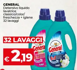 Coop Radenza GENERAL Detersivo liquido lavatrice offerta