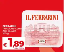 Coop Radenza FERRARINI Prosciutto Cotto Alta Qualità offerta