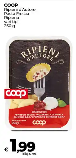 Coop Radenza COOP Ripieni d'Autore Pasta Fresca Ripiena vari tipi offerta