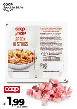 Coop Radenza COOP Speck in Sticks offerta