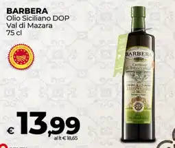 Coop Radenza BARBERA Olio Siciliano DOP Val di Mazara offerta