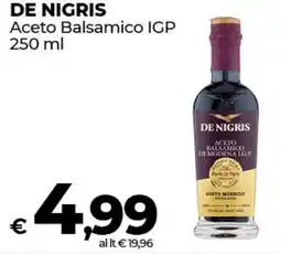 Coop Radenza DE NIGRIS Aceto Balsamico IGP offerta