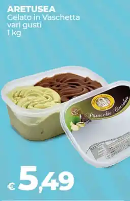 Coop Radenza ARETUSEA Gelato in Vaschetta vari gusti offerta