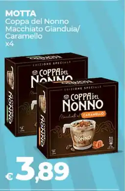 Coop Radenza MOTTA Coppa del Nonno Macchiato Gianduía/ Caramello offerta