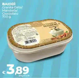 Coop Radenza BAIODÌ Granita Gelsi/ Mandorla/ Cioccolato offerta