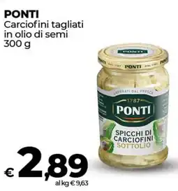 Coop Radenza PONTI Carciofini tagliati in olio di semi offerta