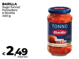 Coop Radenza BARILLA Sugo Tonno/ Pomodoro e Ricotta offerta