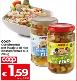 Coop Radenza COOP Condimento per insalate di riso classico/senza olio offerta