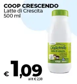 Coop Radenza COOP CRESCENDO Latte di Crescita offerta