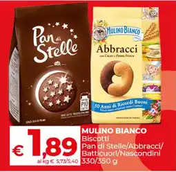 Coop Radenza MULINO BIANCO Biscotti Pan di Stelle/Abbracci/ Batticuori/Nascondini offerta