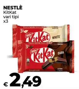 Coop Radenza NESTLÈ KitKat vari tipi x3 offerta