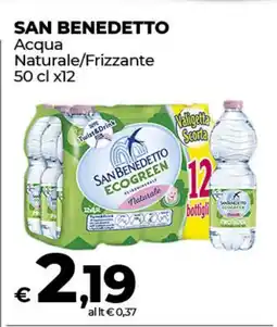 Coop Radenza SAN BENEDETTO Acqua Naturale/Frizzante offerta