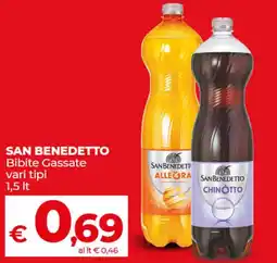 Coop Radenza SAN BENEDETTO Bibite Gassate vari tipi offerta