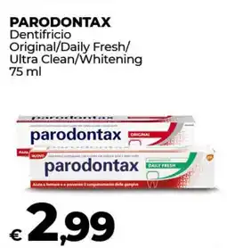 Coop Radenza PARODONTAX Dentifricio Original/Daily Fresh/ Ultra Clean/Whitening offerta