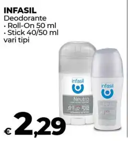 Coop Radenza INFASIL Deodorante offerta