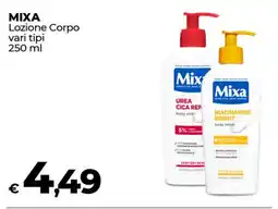Coop Radenza MIXA Lozione Corpo vari tipi offerta