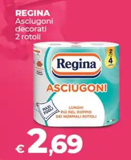 Coop Radenza REGINA Asciugoni decorati 2 rotoli offerta