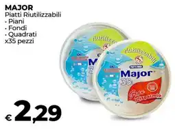 Coop Radenza MAJOR Piatti Riutilizzabili offerta