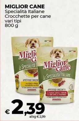 Coop Radenza MIGLIOR CANE Specialità Italiane Crocchette per cane vari tipi offerta